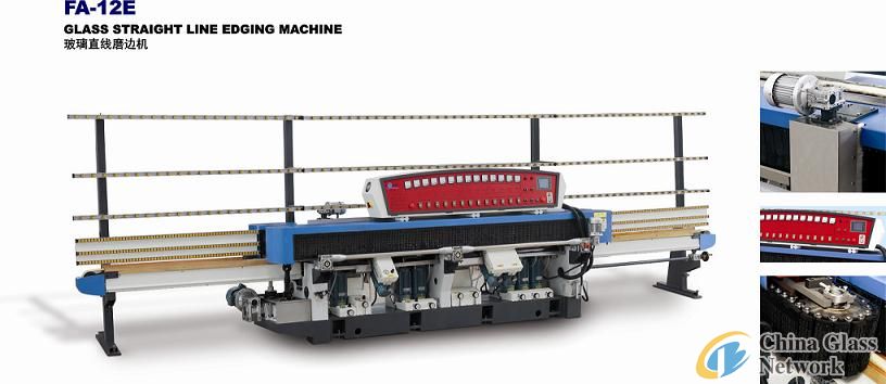 FA-12E Glass Straight Line Edging Machine